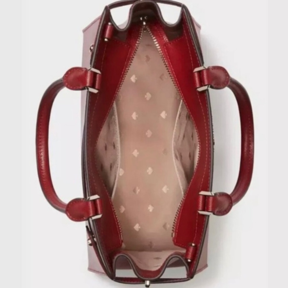 Kate Spade (NWT) Staci Medium Satchel in Red Curran - Picture 6 of 10